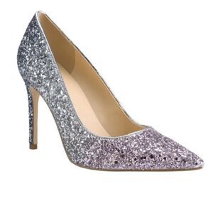 Marc fisher pointed toe glitter ombré pumps
